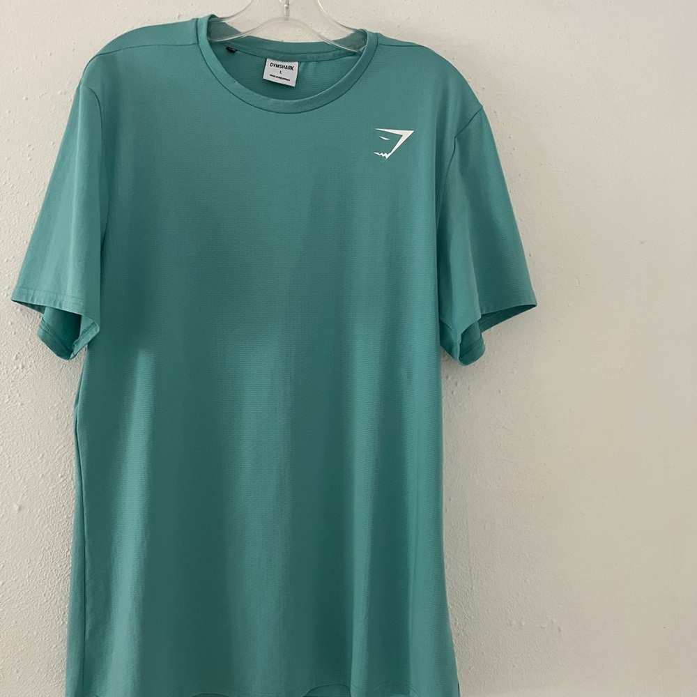 Gymshark Teal Short-Sleeve Performance Tee